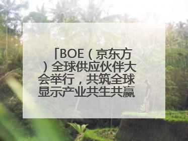 BOE（京东方）全球供应伙伴大会举行，共筑全球显示产业共生共赢新格局
